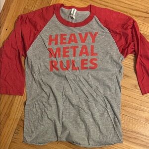 Rwd and gray Gilmore girls baseball tee